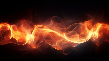 Abstract fractal flames creating mesmerizing patterns , abstract fractal flames, mesmerizing patterns