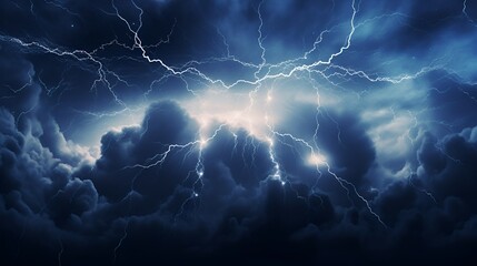Abstract representation of a thunderstorm with lightning bolts , abstract representation, thunderstorm, lightning bolts