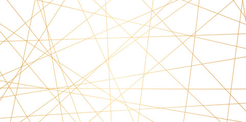 Seamless luxury geometric premium golden random chaotic lines on transparent background. Luxury banner presentation gold line vector, illustration.