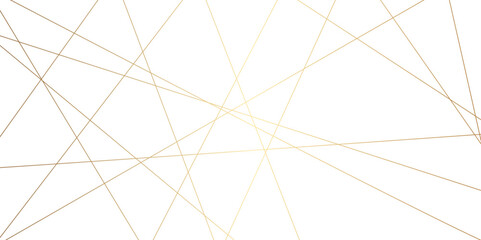 Seamless luxury geometric premium golden random chaotic lines on transparent background. Luxury banner presentation gold line vector, illustration. - obrazy, fototapety, plakaty