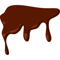 Melted Chocolate Illustration