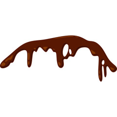 Melted Chocolate Illustration
