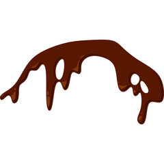 Melted Chocolate Illustration