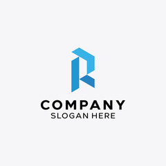 Letter R Simple Monogram Logo