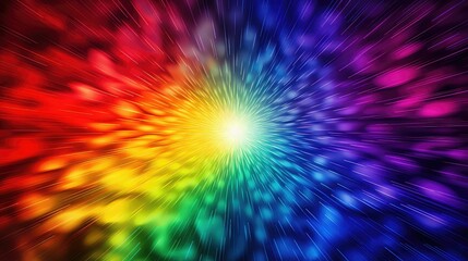 gradient effect rainbow background illustration spectrum light, chromatic prism, refraction iridescent gradient effect rainbow background - obrazy, fototapety, plakaty