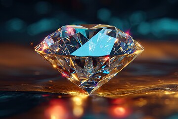 brilliantly cut diamond