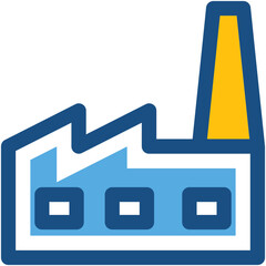 Factory Vector Icon