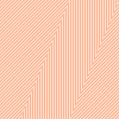 Seamless colorful slim lines diagonal op art zig zag illusion textile pattern vector - 710297916