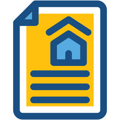 Property Papers Vector Icon