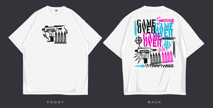 Graffiti t shirt design, brutalism t-shirt design, urban graphic t-shirt, street style fashion design, streetwear design for print or screen printing, cool slogan quote typography lettering