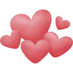 Valentine's day decoration clipart, PNG file no background