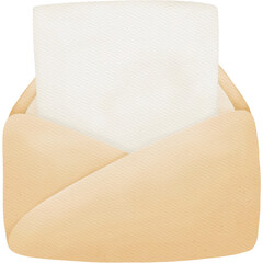 Letter, Valentine's day decoration clipart, PNG file no background