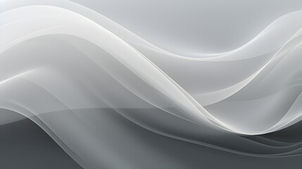 Obraz premium A seamless abstract white and black texture background featuring elegant swirling curves in a wave pattern, set against a black fabric material background.
