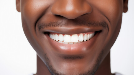 Fototapeta premium Close-Up Smile of Contentment 