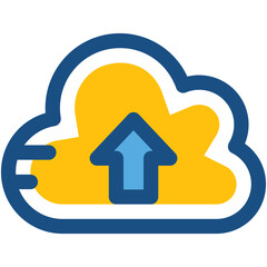 Cloud Upload Vector Icon