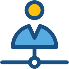 Social Network Vector Icon