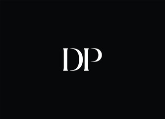 DP letter logo and initial logo 