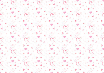 love pink valentine pattern background design