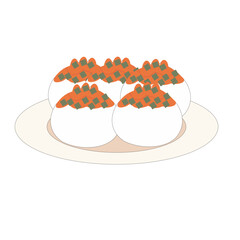 typical Korean dim sum food