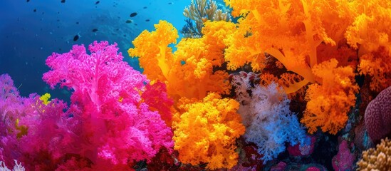 Obraz na płótnie Canvas Colorful deep-sea coral of the Indian Ocean.
