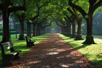 The green of nature in cities professional photography