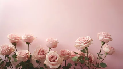  floral flower pink background illustration blossom petal, rose tulip, lily peony floral flower pink background © vectorwin