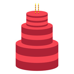 Birthday Cake Vector 