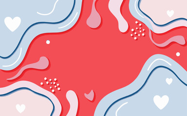 Abstract background poster. Good for fashion fabrics, postcards, email header, wallpaper, banner, events, covers, advertising, and more. Valentine's day, women's day, mother's day background.