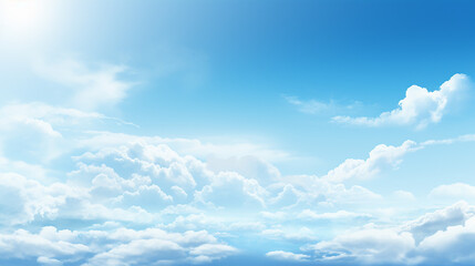 beautiful clear blue sky background