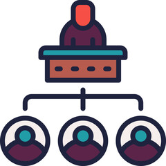 workshop icon. vector filled color icon for your website, mobile, presentation, and logo design.