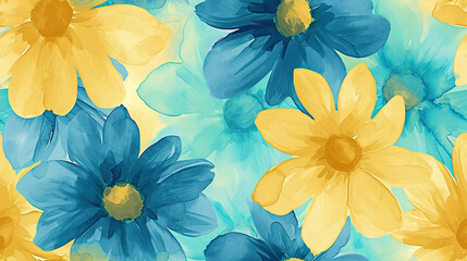 Fototapeta premium Classic Handdrawna and Hand Painted Retro Vintage Style Fine Art canvas for wallpaper and background with Colorful Peacocks, birds, Flowers and plants, Nature-inspired and floral botanical, ornamental