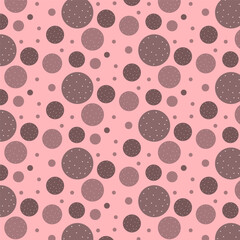Abstract background from round shapes of different sizes.
