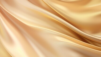 Golden satin texture background.