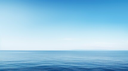 Fototapeta premium seashore horizon ocean background illustration seagulls shells, tides coastline, surf blue seashore horizon ocean background