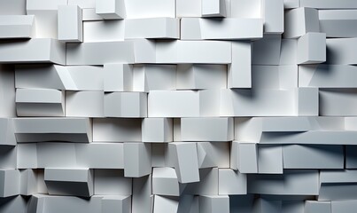 Abstract white square background. Created with Ai - obrazy, fototapety, plakaty