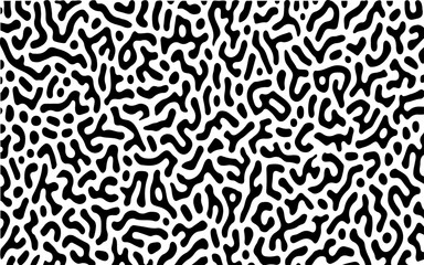 A vector of seamless black and white maze patterns