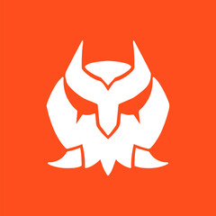 Logo robot vector illustartion. Esport logo design. Tech logo design.