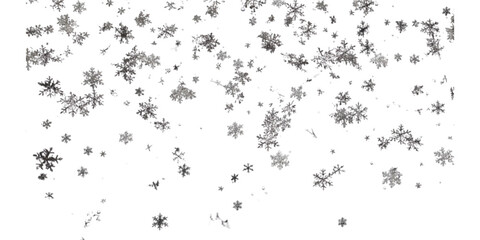 Falling snowflakes Artificial Intelligence Generative