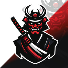 Samurai Oni Fusion Esport Logo
