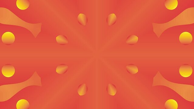 Orange abstract background animation, Loopable stock video Orange Background, orange animations motion graphics.