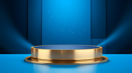 Podium, booth, stage, product background for product display, blank display