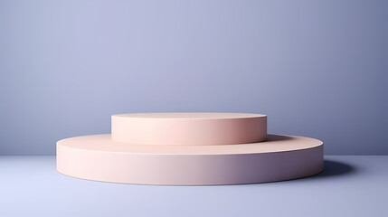 Podium, booth, stage, product background for product display, blank display