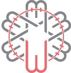 orthodontics logo , dental logo vector