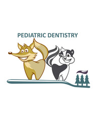 dental logo , pediatric dentistry logo