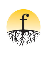 root logo , garden logo