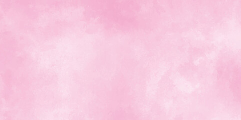 Pink watercolor background for your design, creative and soft pastel pink colorful modern pink paper texture,art design, tag. hand-drawn stain element for the frame,Horizontal image style. Top view.
