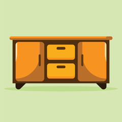 Table icon. Subtable to place on furniture, interior, etc.