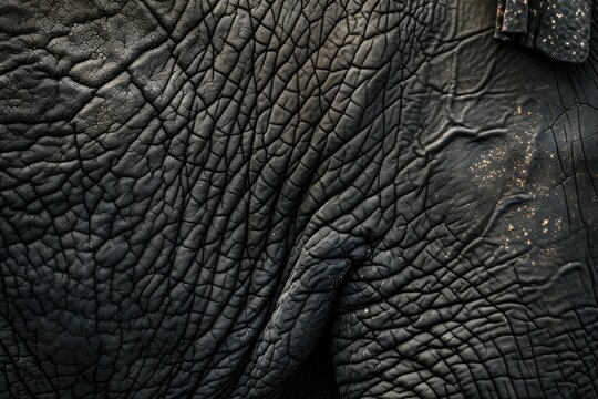 Realistic elephant skin texture