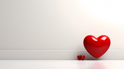 Romantic heart-shaped Valentine's Day background, symbolizing Valentine's Day, wedding, love