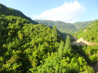 Beautiful landscape valley